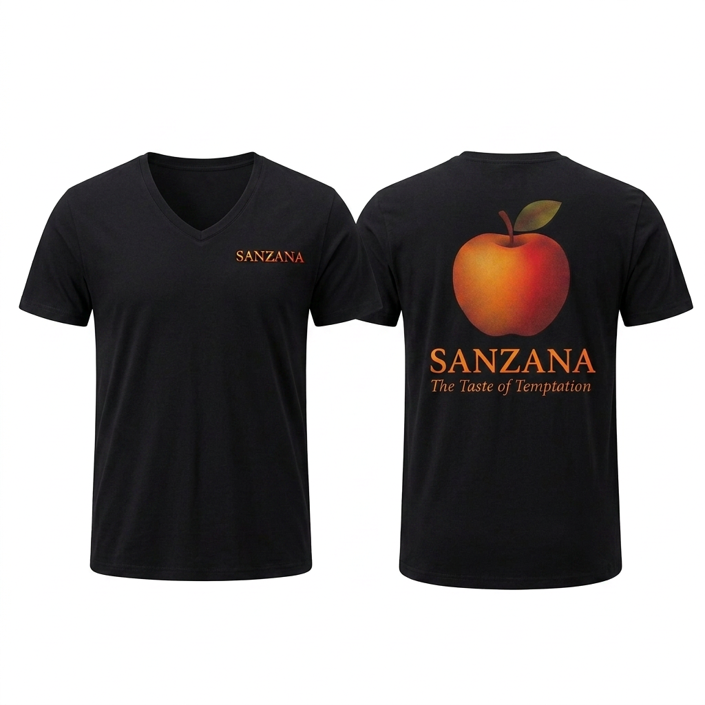 SANZANA T-Shirt (V-neck) – SANZANA Premium Apfel-Aperitif